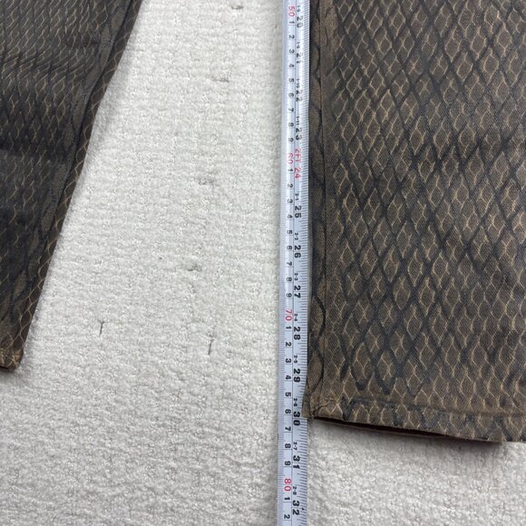 TRUE RELIGION JEANS Halle Mojave Lonestar Snakeskin Brown Slim Skinny 25 - Picture 12 of 16